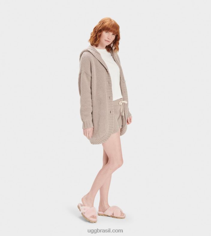 granito 4VTTD1121 UGG mulheres cardigã de viagem franca