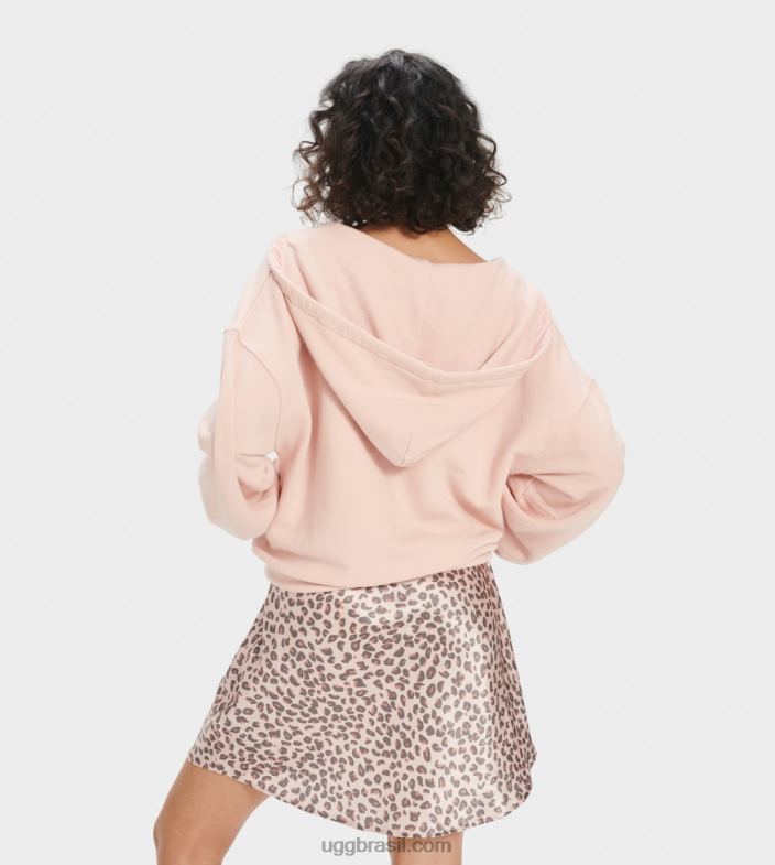 água de rosas 4VTTD1367 UGG mulheres moletom manga meia lua abbi