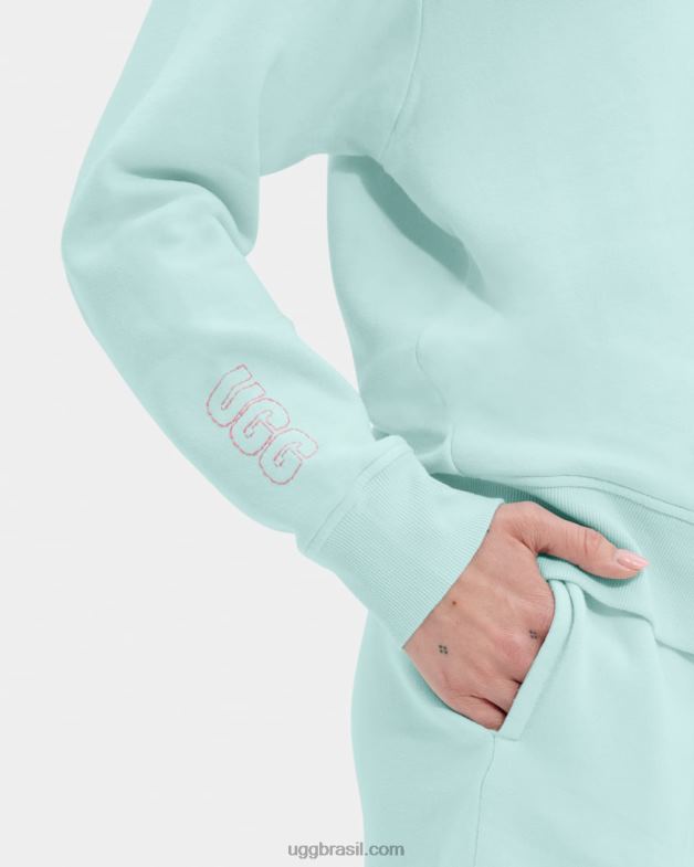 lago cristalino 4VTTD1085 UGG mulheres gola redonda denise