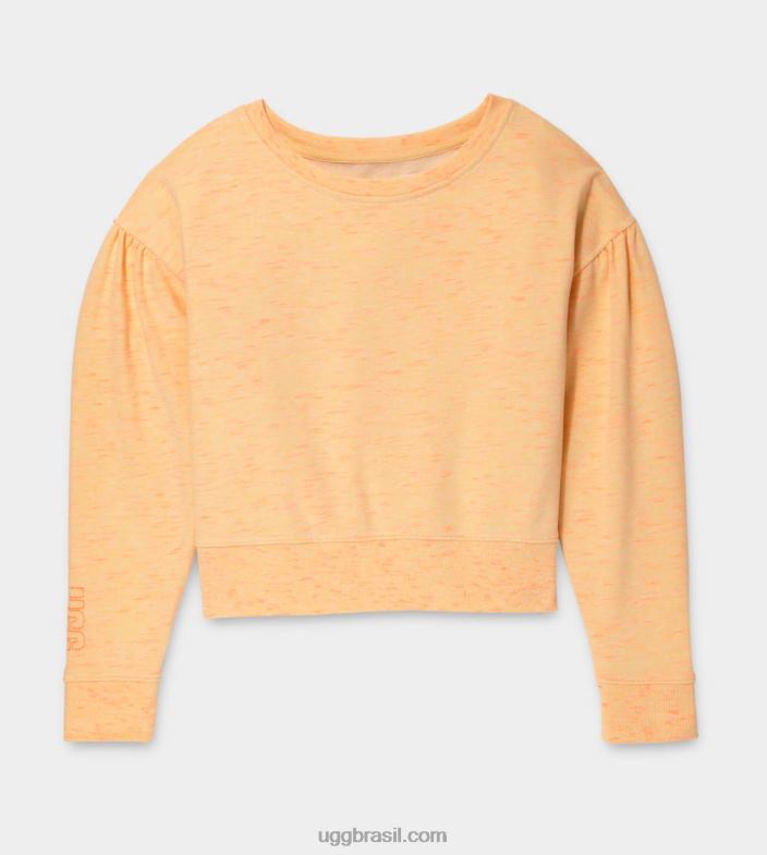 melange neon amarelo 4VTTD1138 UGG mulheres tenley gola redonda melange