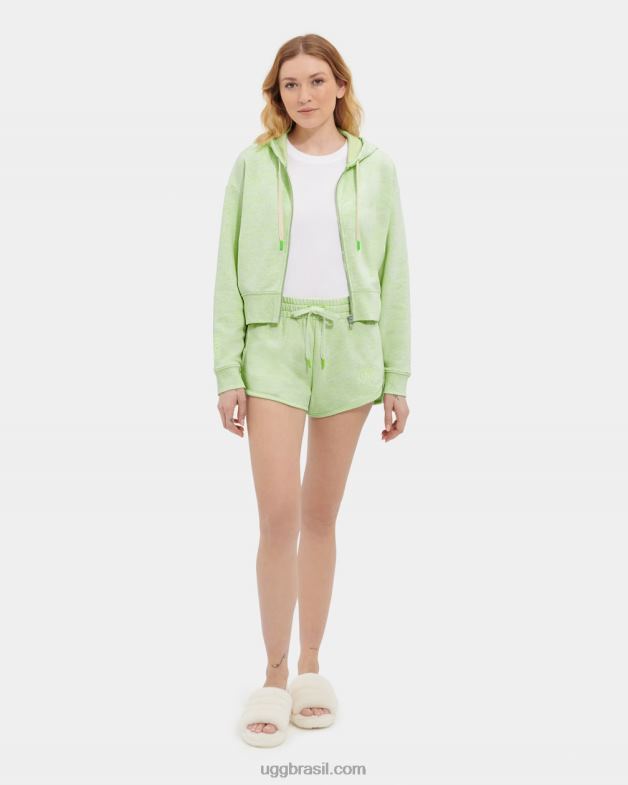 melange neon verde 4VTTD1139 UGG mulheres moletom com capuz camari melange