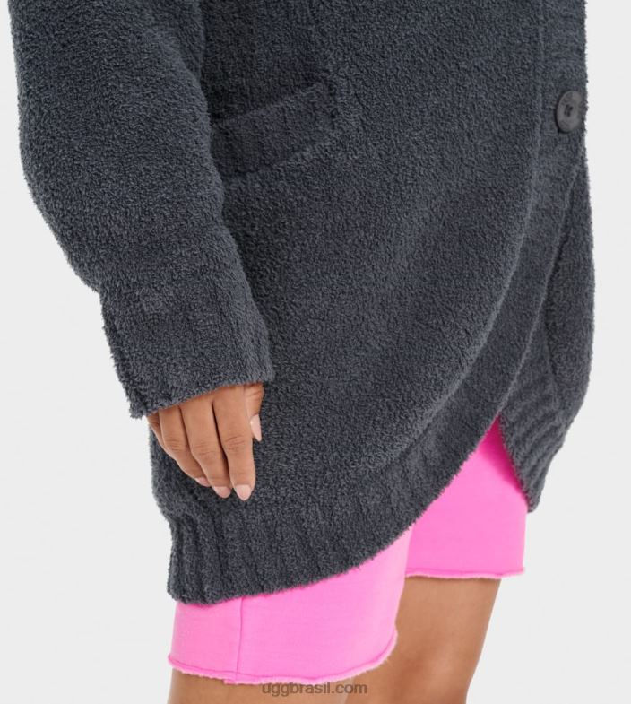 obsidiana 4VTTD1120 UGG mulheres cardigã de viagem franca