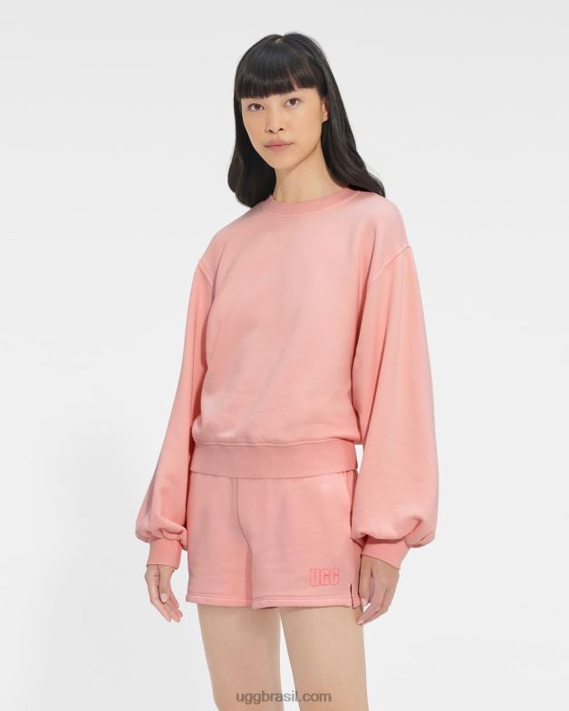 opala rosa 4VTTD1365 UGG mulheres gola redonda manga balão brook