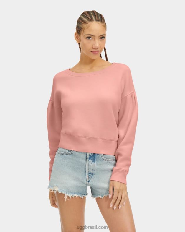 opala rosa 4VTTD159 UGG mulheres gola redonda tenley