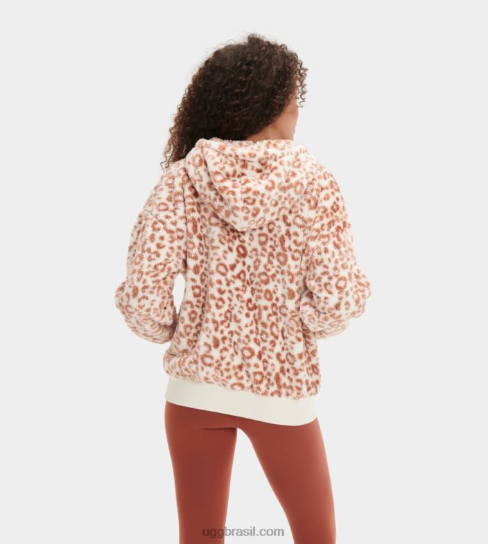 pantera branca 4VTTD1281 UGG mulheres moletom loyra sherpa