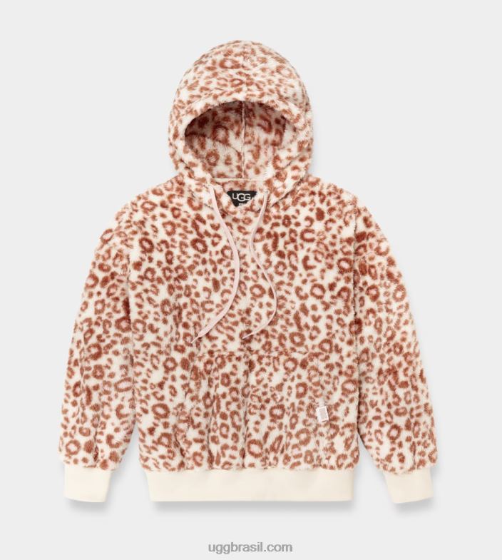 pantera branca 4VTTD1281 UGG mulheres moletom loyra sherpa