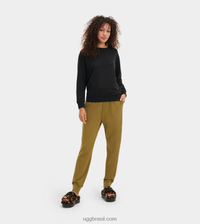 preto 4VTTD1084 UGG mulheres gola redonda denise