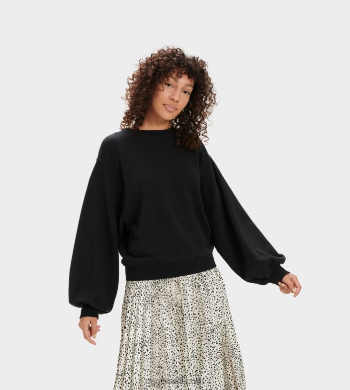 preto 4VTTD1362 UGG mulheres gola redonda manga balão brook