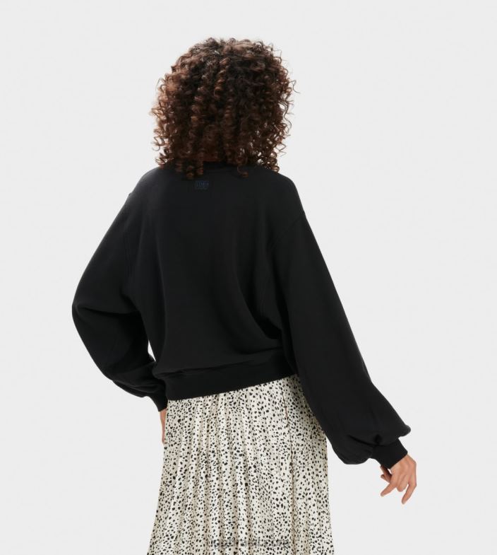 preto 4VTTD1362 UGG mulheres gola redonda manga balão brook