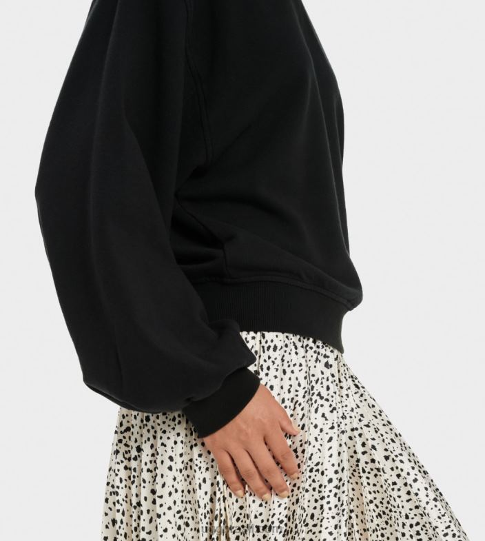 preto 4VTTD1362 UGG mulheres gola redonda manga balão brook