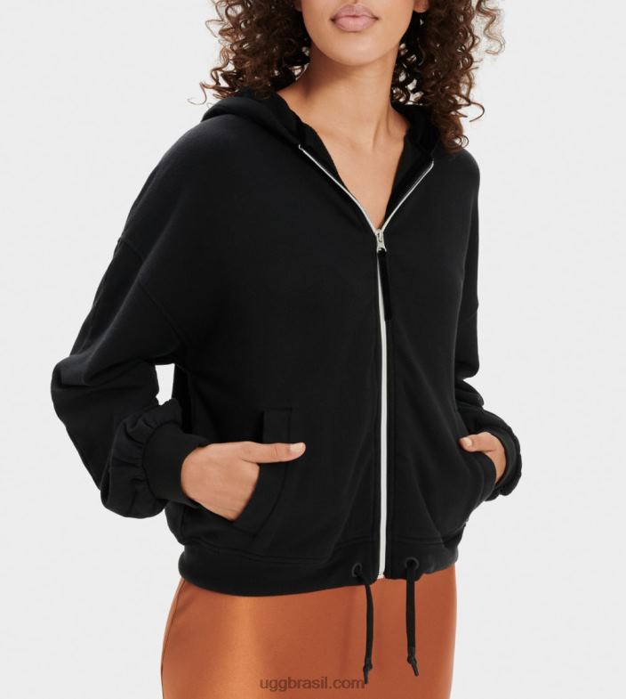 preto 4VTTD1368 UGG mulheres moletom manga meia lua abbi