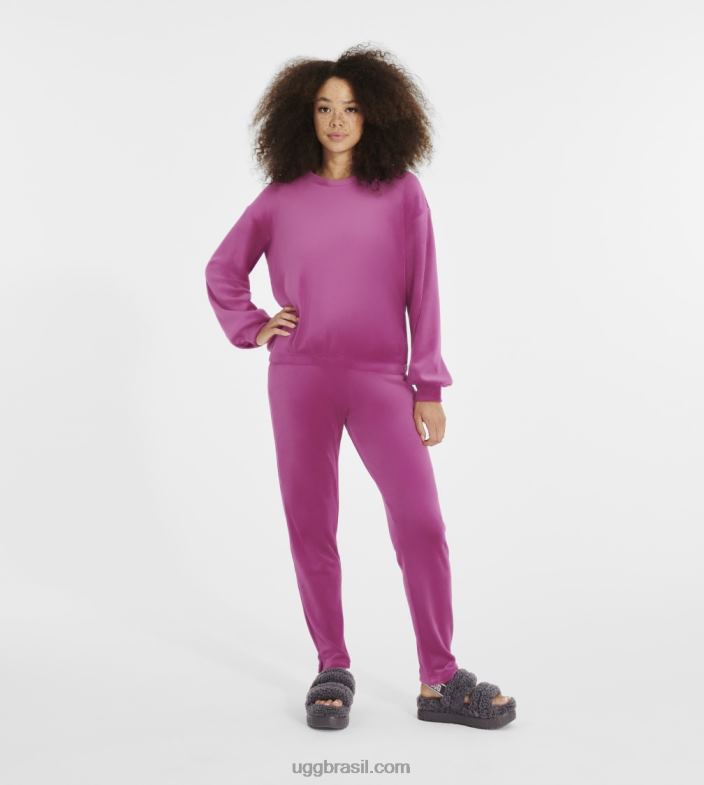 violeta selvagem 4VTTD100 UGG mulheres shanara gola redonda