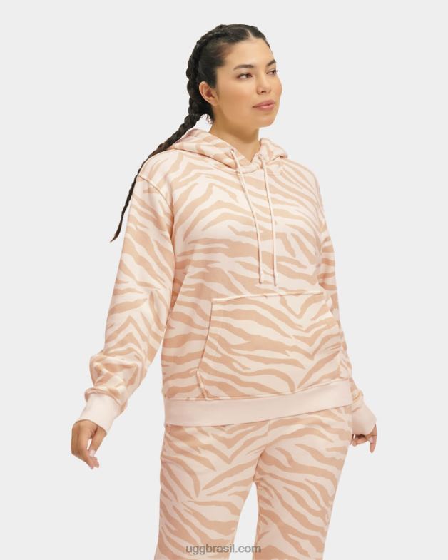 zebra branca 4VTTD93 UGG mulheres zebra com capuz tatiana