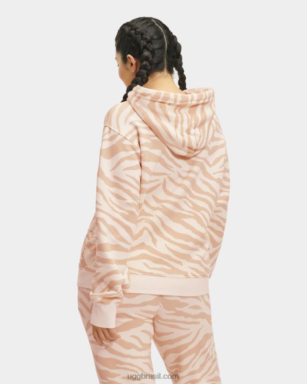 zebra branca 4VTTD93 UGG mulheres zebra com capuz tatiana