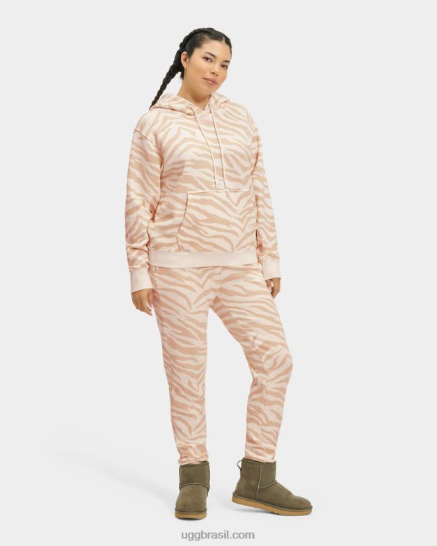 zebra branca 4VTTD93 UGG mulheres zebra com capuz tatiana