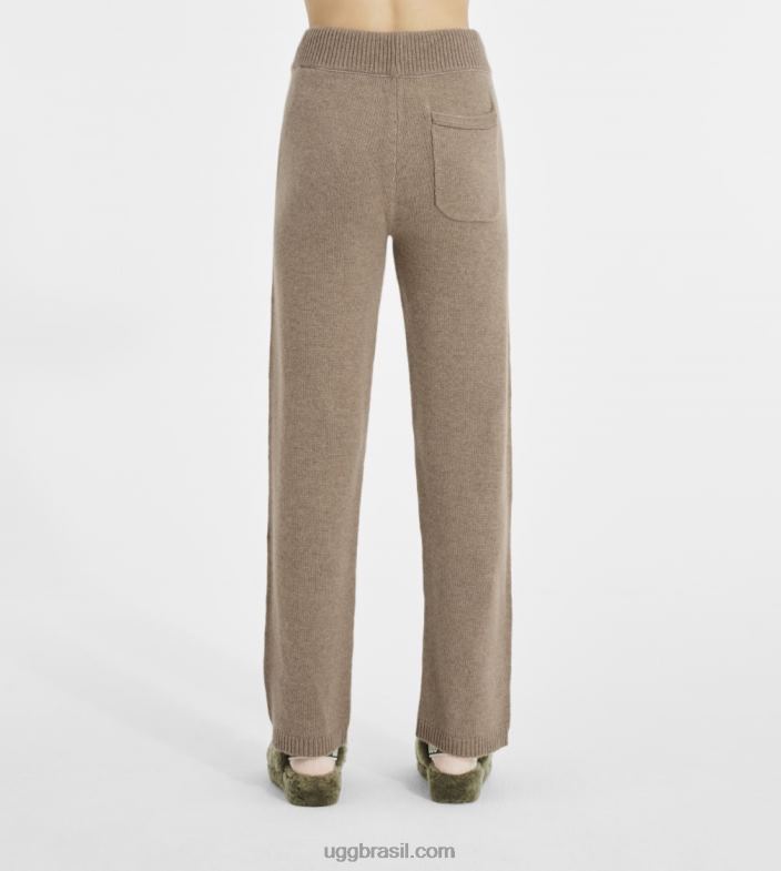 camelo ii 4VTTD1329 UGG mulheres calça mistura de caxemira aida