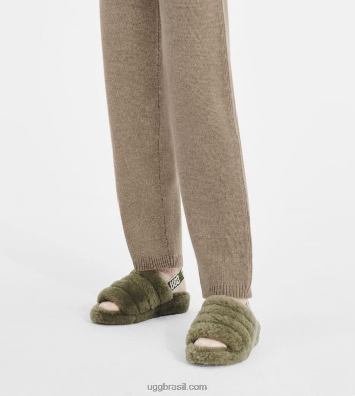 camelo ii 4VTTD1329 UGG mulheres calça mistura de caxemira aida