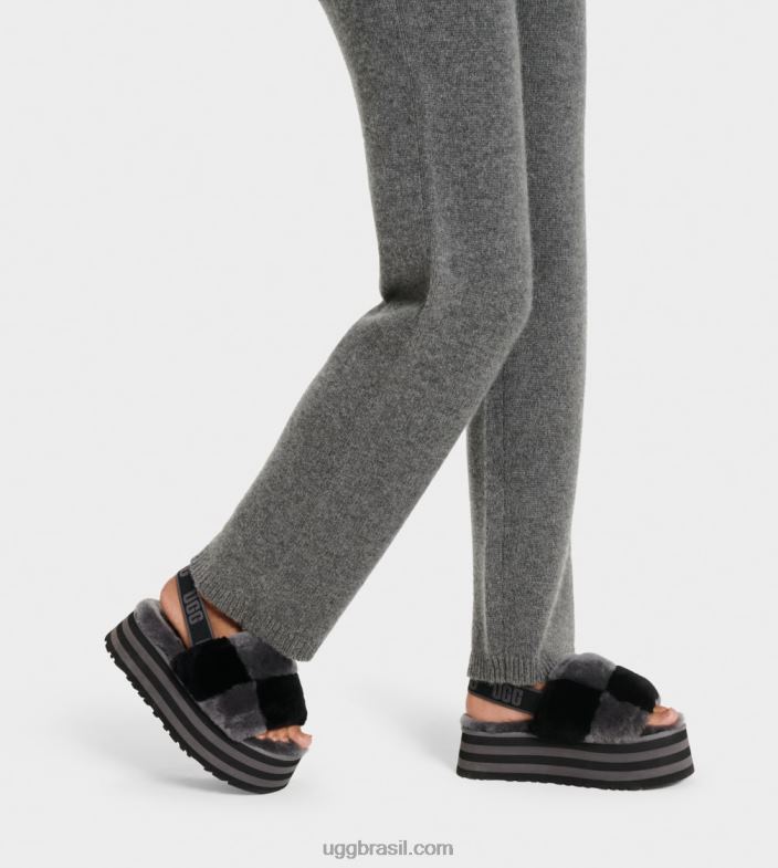 carvão 4VTTD1328 UGG mulheres calça mistura de caxemira aida