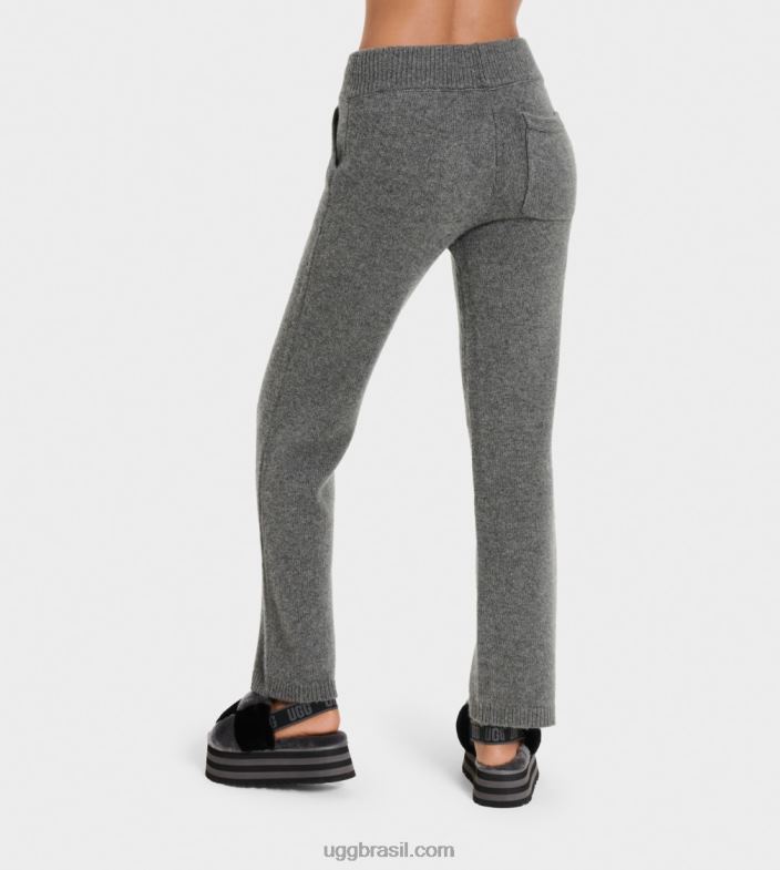 carvão 4VTTD1328 UGG mulheres calça mistura de caxemira aida