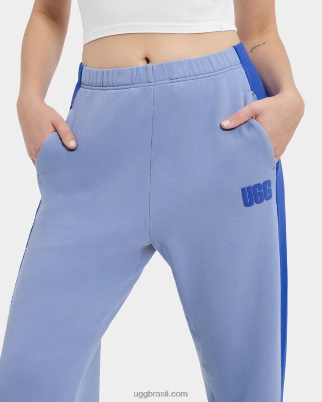 lago estrelado/azul 4VTTD974 UGG mulheres calça de moletom jayleen bloqueada