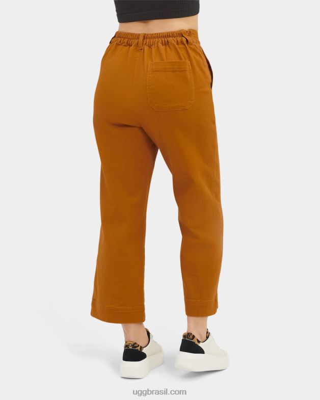 mostarda marrom 4VTTD2077 UGG mulheres calça etna