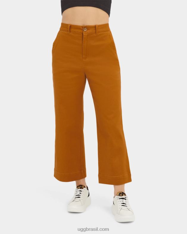 mostarda marrom 4VTTD2077 UGG mulheres calça etna