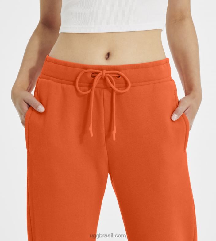 refrigerante de laranja 4VTTD1187 UGG mulheres calça de moletom daniella chopd