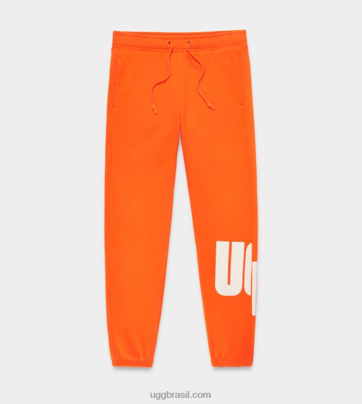 refrigerante de laranja 4VTTD1187 UGG mulheres calça de moletom daniella chopd