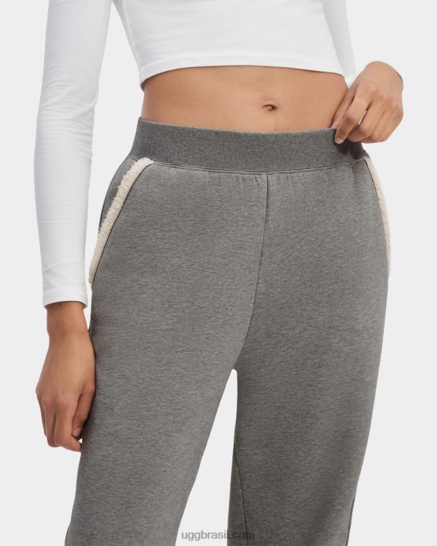 selo 4VTTD1066 UGG mulheres logo da calça de lã colada daylin