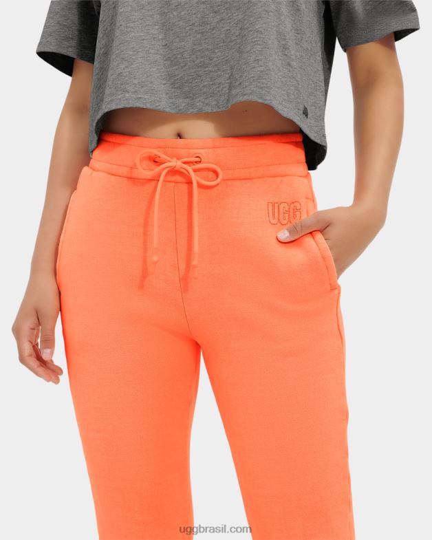 sorvete de laranja 4VTTD1076 UGG mulheres calça de moletom daniella