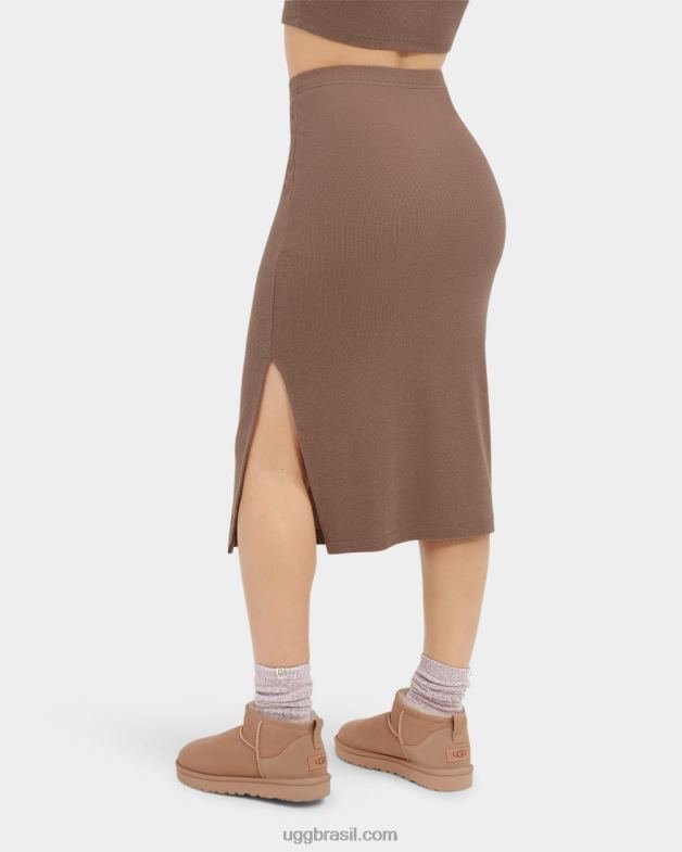 tartaruga 4VTTD1094 UGG mulheres saia canelada gianni