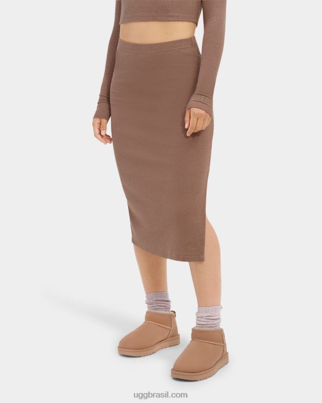 tartaruga 4VTTD1094 UGG mulheres saia canelada gianni