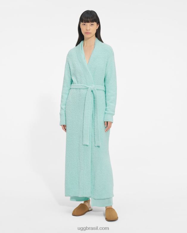 céu 4VTTD1353 UGG mulheres roupão de malha lenny
