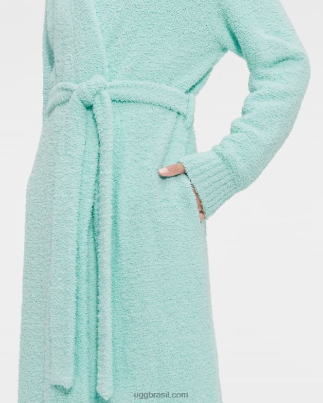 céu 4VTTD1353 UGG mulheres roupão de malha lenny