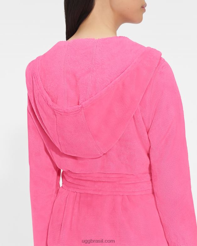 caramelo rosa 4VTTD147 UGG mulheres roupão de lã miranda