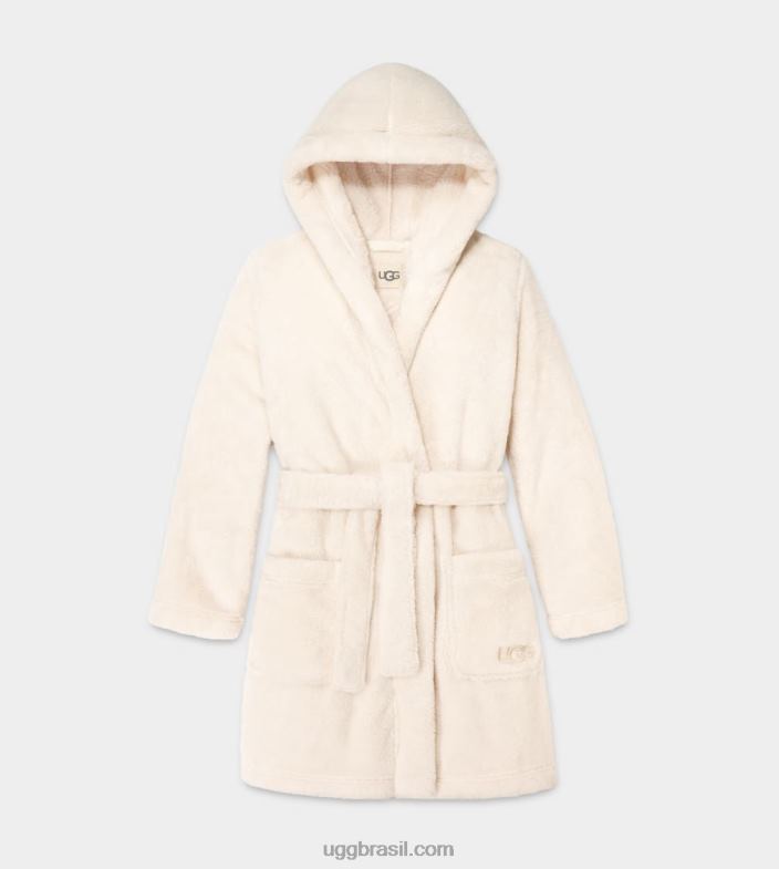 creme 4VTTD894 UGG mulheres roupão de pelúcia aarti