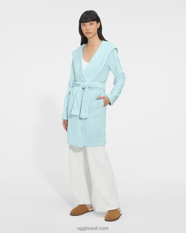 lago cristalino 4VTTD1355 UGG mulheres roupão de lã miranda
