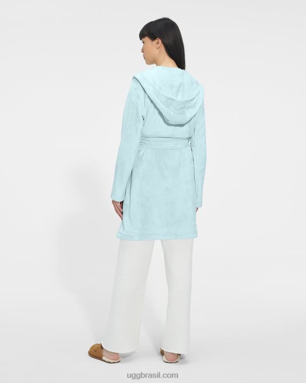lago cristalino 4VTTD1355 UGG mulheres roupão de lã miranda