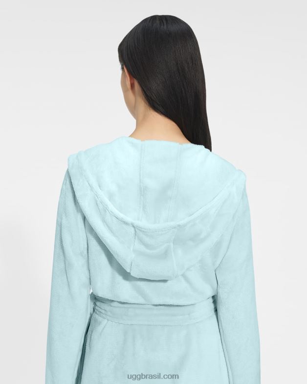 lago cristalino 4VTTD1355 UGG mulheres roupão de lã miranda