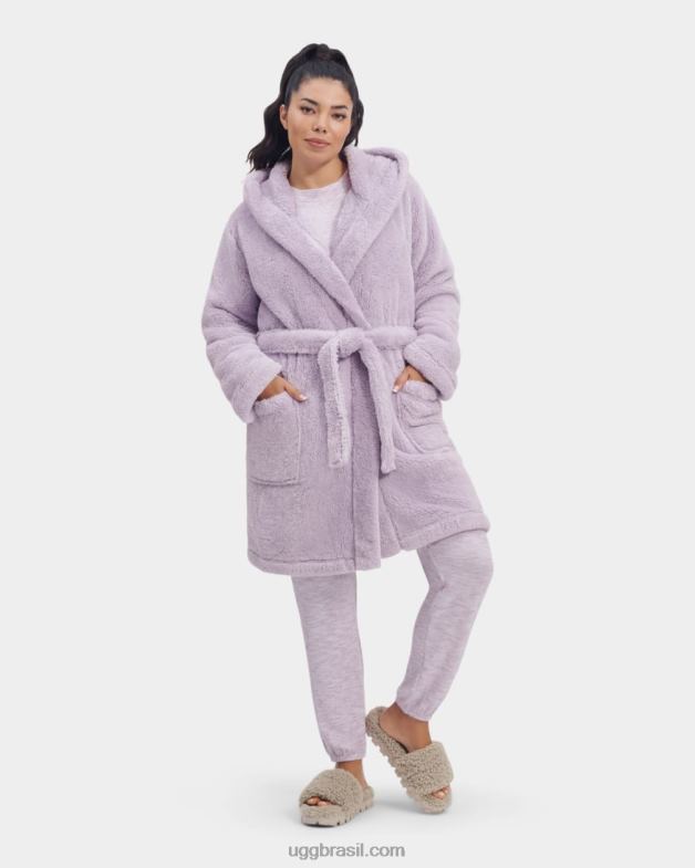 lago enevoado 4VTTD892 UGG mulheres roupão de pelúcia aarti