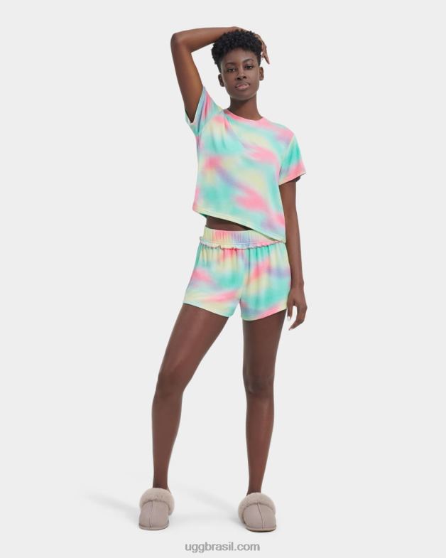 mistura de arco-íris 4VTTD864 UGG mulheres conjunto de aniyah