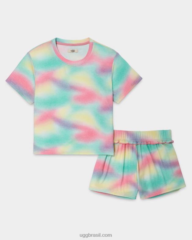 mistura de arco-íris 4VTTD864 UGG mulheres conjunto de aniyah