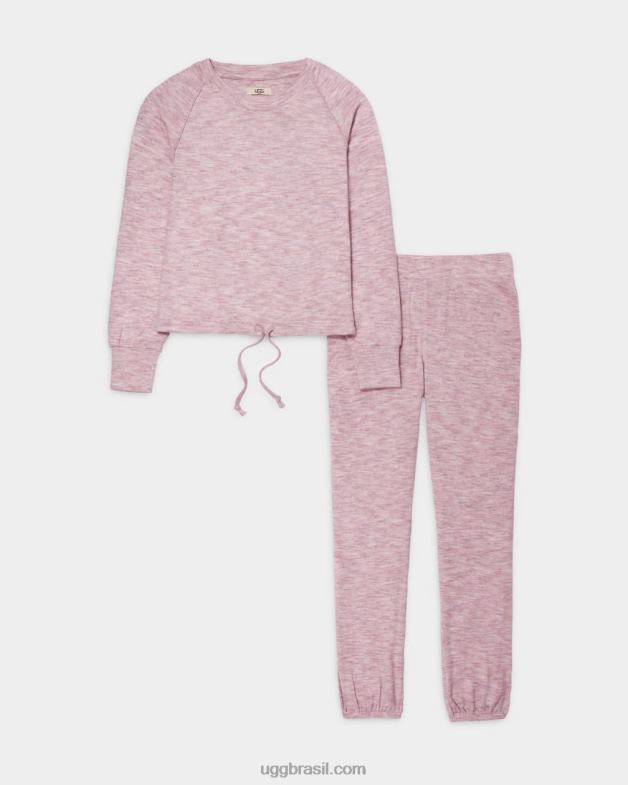 multi urze rosa 4VTTD928 UGG mulheres conjunto de empena