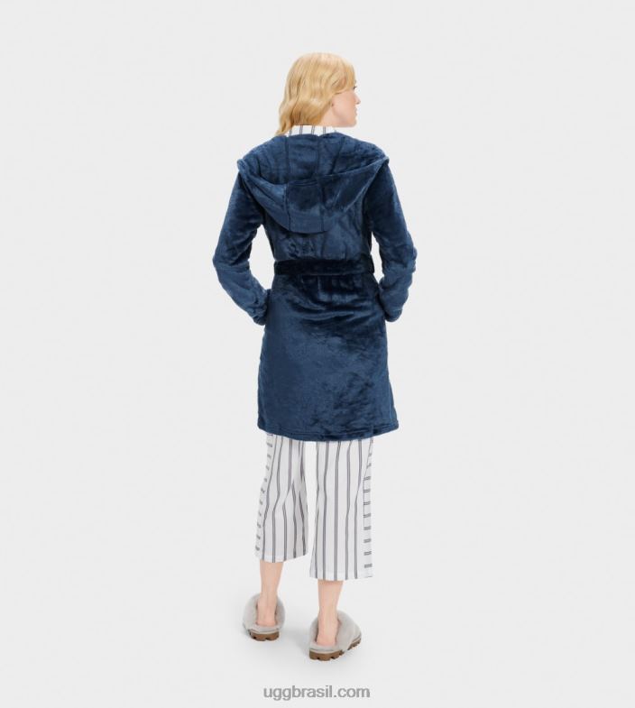 índigo 4VTTD1027 UGG mulheres roupão de lã miranda