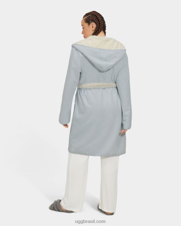 piscina urze azul 4VTTD2221 UGG mulheres roupão reversível portola