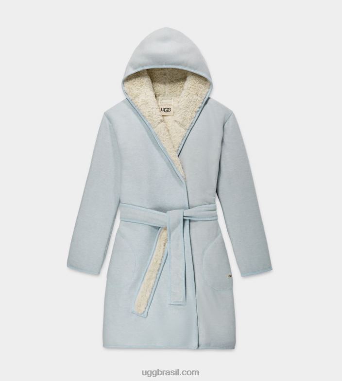 piscina urze azul 4VTTD2221 UGG mulheres roupão reversível portola
