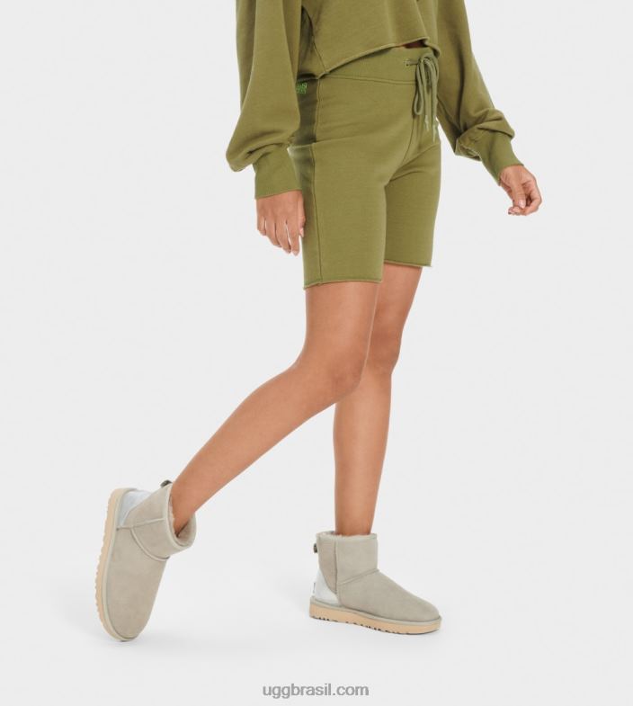 azeitona selvagem 4VTTD1299 UGG mulheres short zahara biker