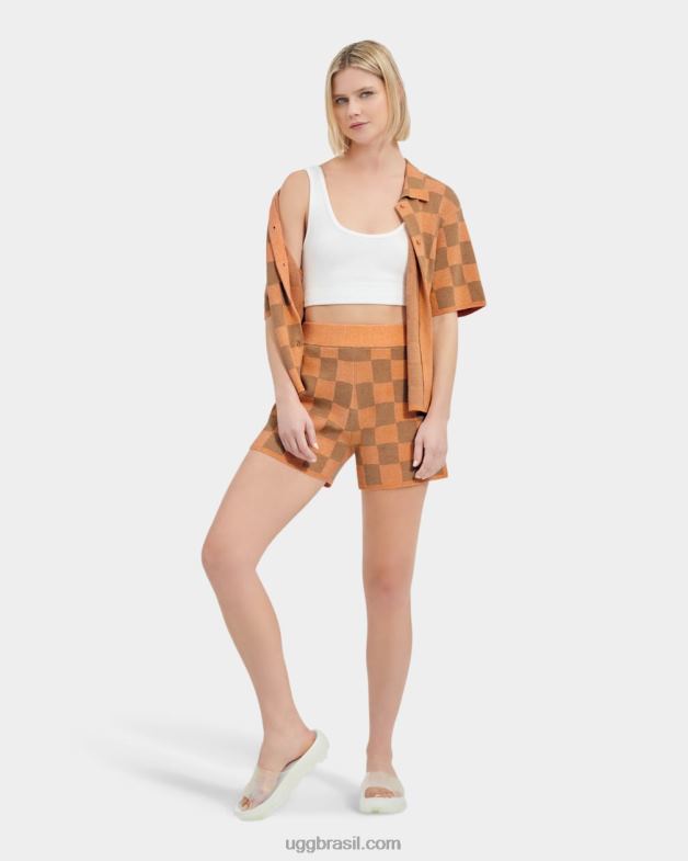 laranja/marrom 4VTTD959 UGG mulheres maliah curto