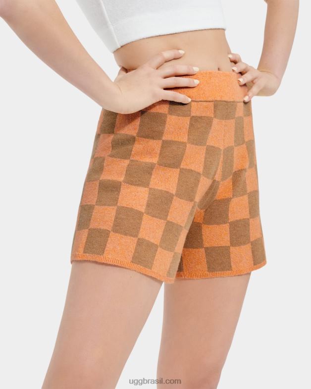 laranja/marrom 4VTTD959 UGG mulheres maliah curto