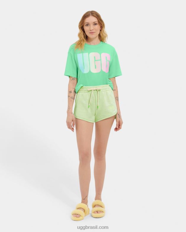 melange neon verde 4VTTD1128 UGG mulheres elliana short melange